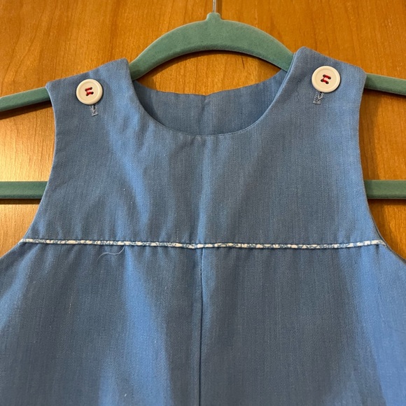 Giraffe Baby Boy Overalls Vintage By Thomas Size 24 Months 24M 2 Years - Picture 4 of 8
